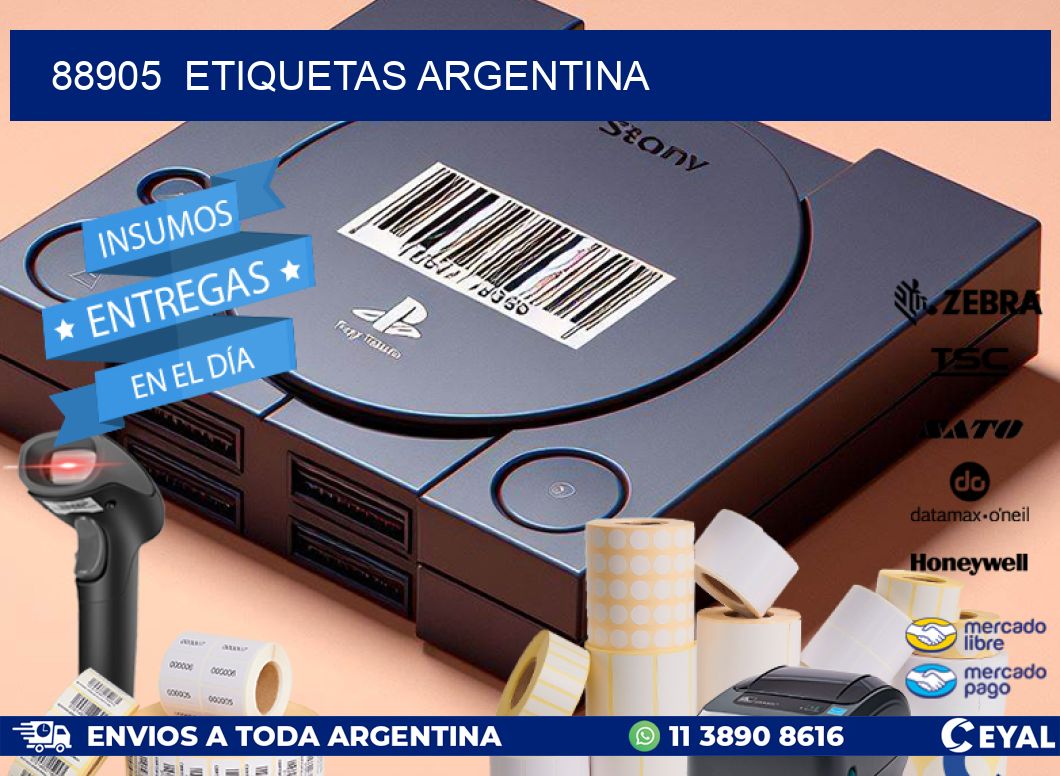88905 etiquetas argentina