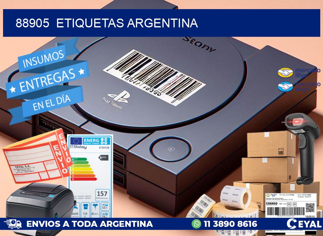 88905 etiquetas argentina