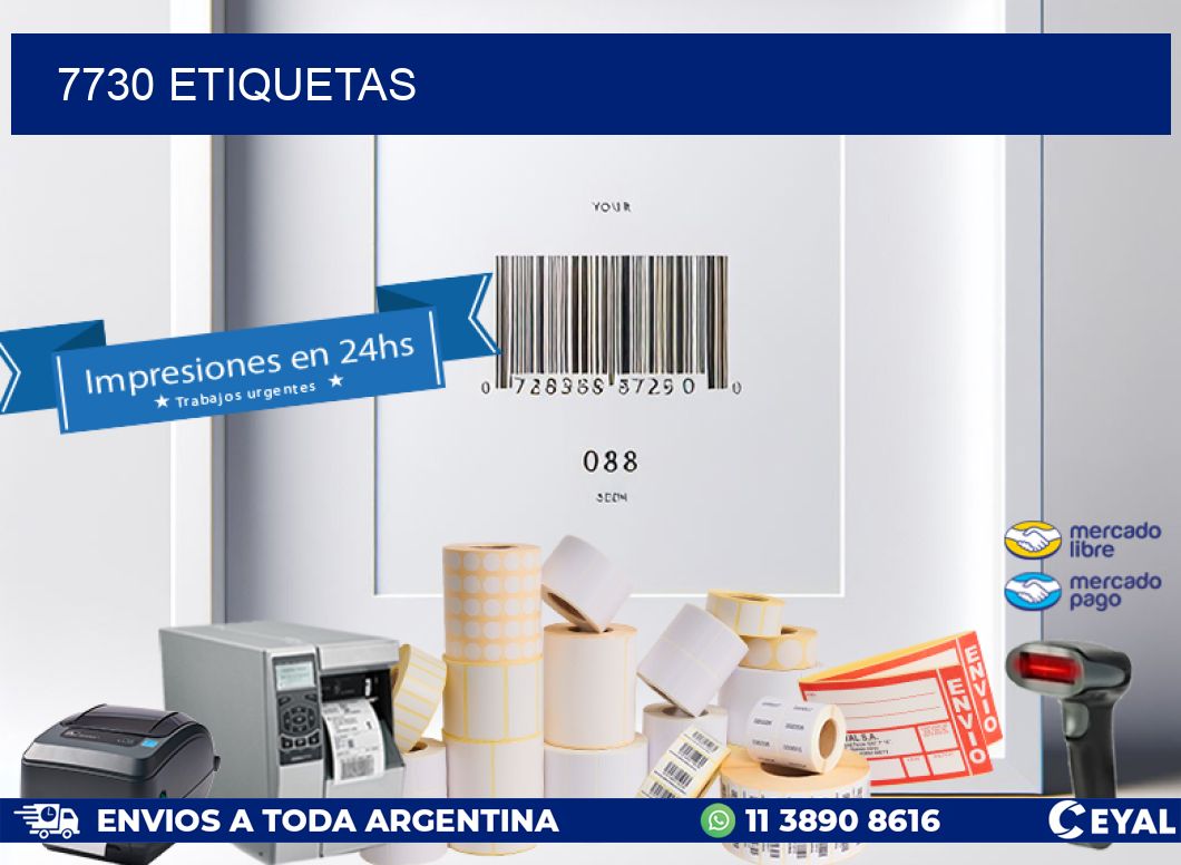 7730 ETIQUETAS