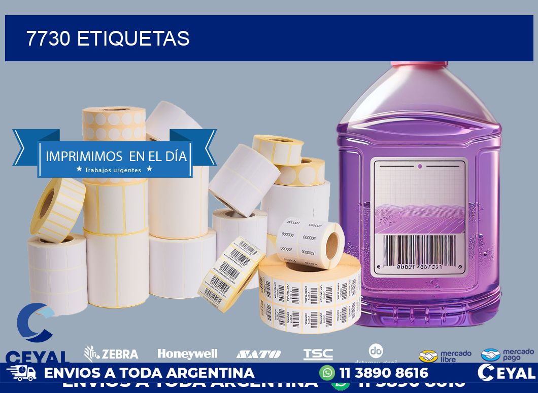 7730 ETIQUETAS