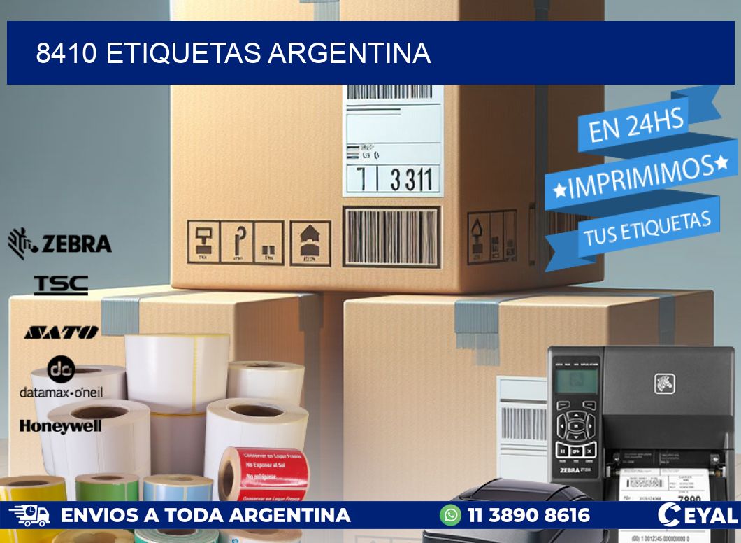 8410 ETIQUETAS ARGENTINA