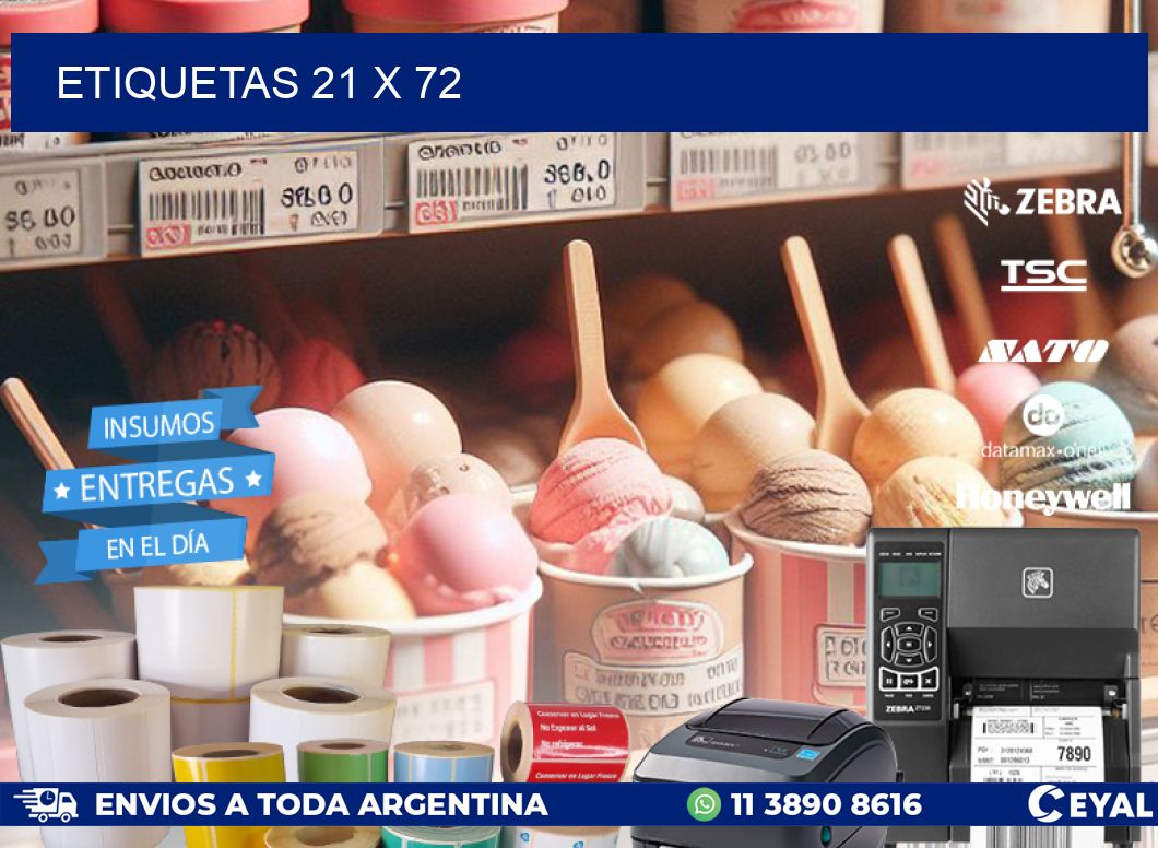 ETIQUETAS 21 x 72