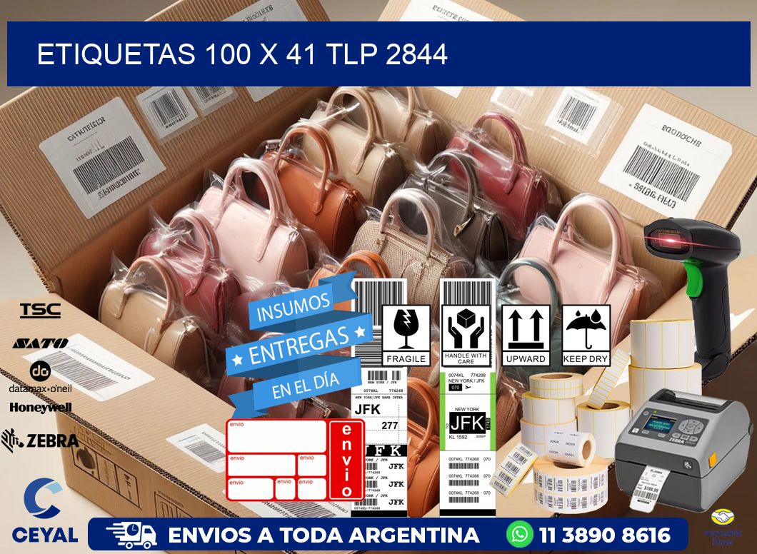 ETIQUETAS 100 x 41 TLP 2844