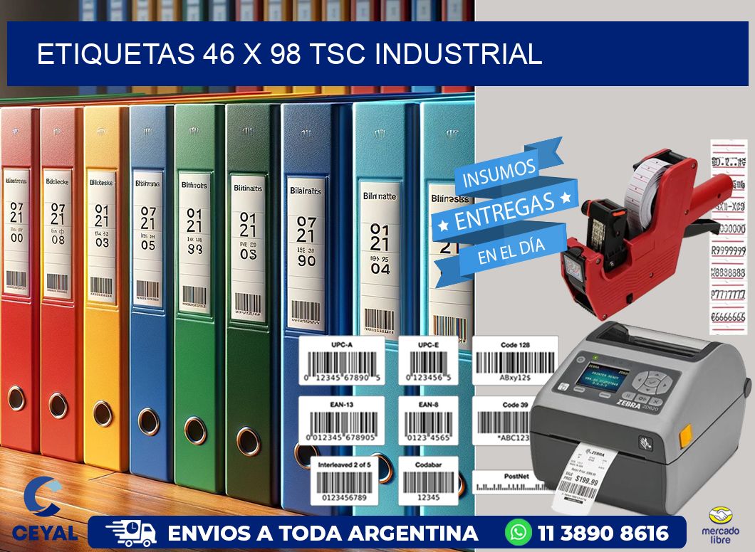 ETIQUETAS 46 x 98 TSC INDUSTRIAL
