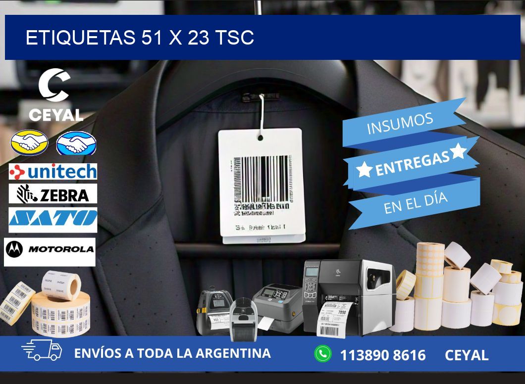 ETIQUETAS 51 x 23 TSC
