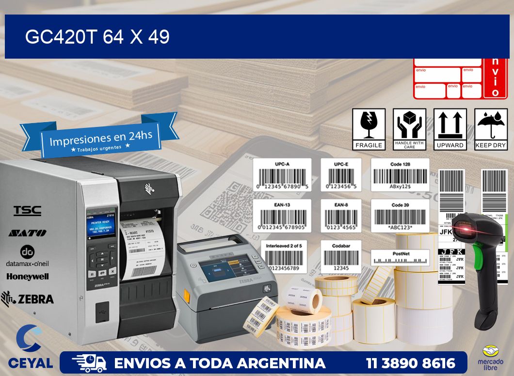 GC420T 64 x 49