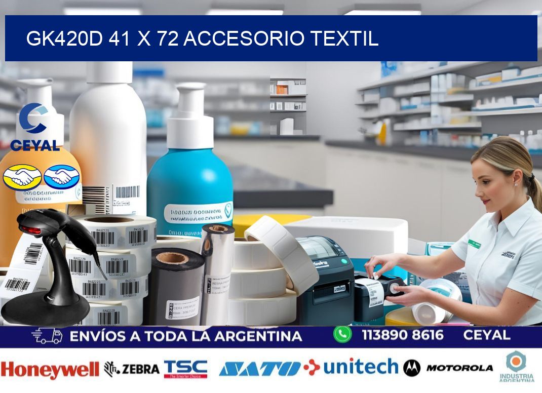 GK420D 41 x 72 ACCESORIO TEXTIL