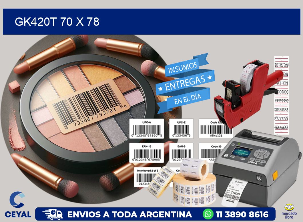 GK420T 70 x 78