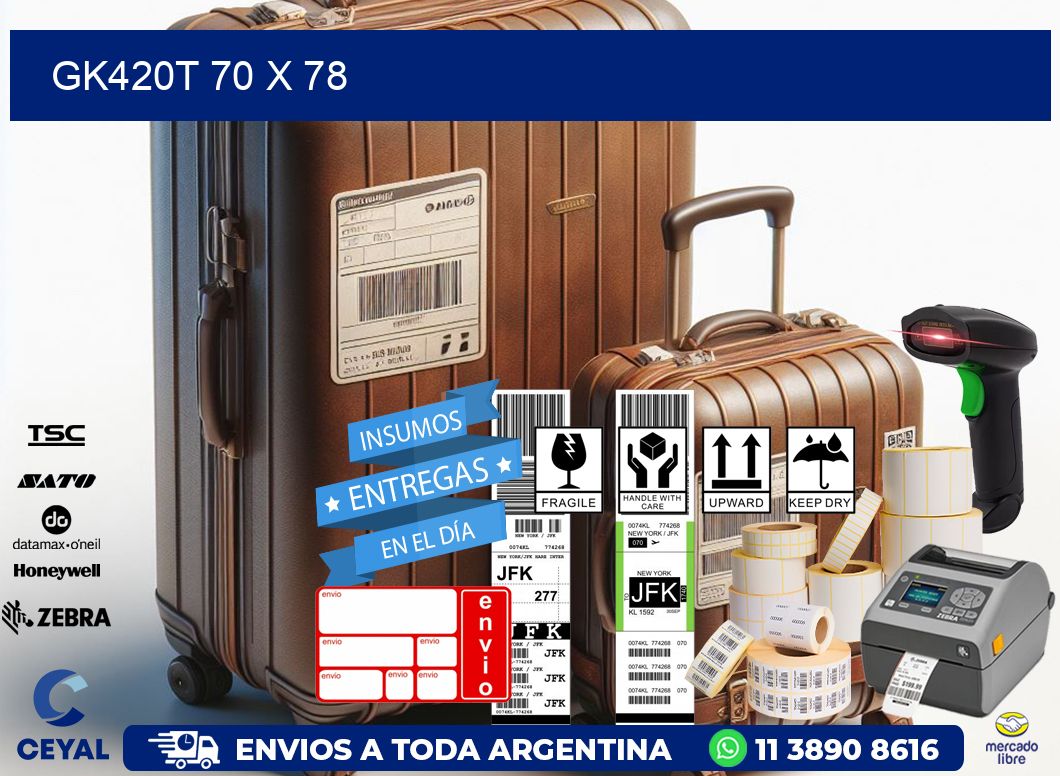 GK420T 70 x 78