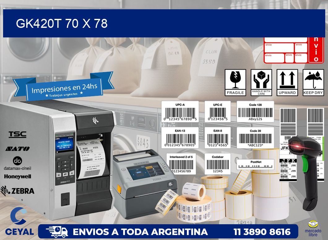 GK420T 70 x 78