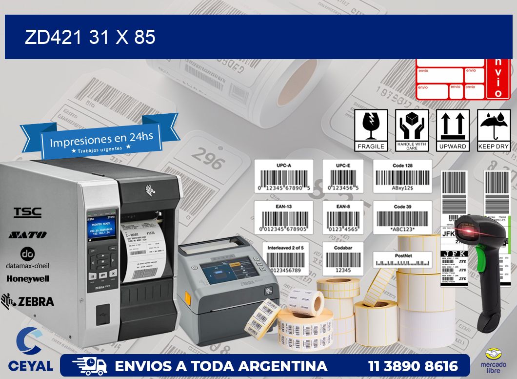 ZD421 31 x 85