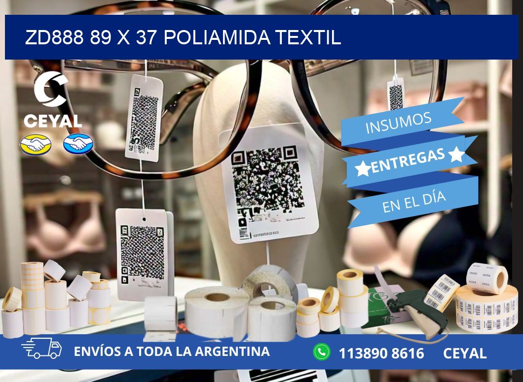 ZD888 89 x 37 POLIAMIDA TEXTIL