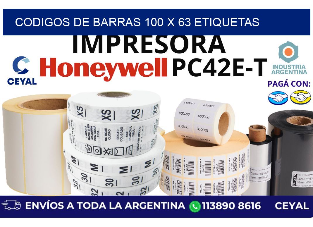 codigos de barras 100 x 63 etiquetas