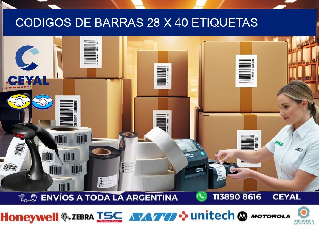 codigos de barras 28 x 40 etiquetas