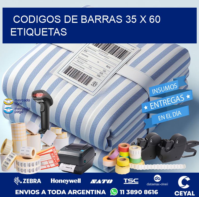 codigos de barras 35 x 60 etiquetas