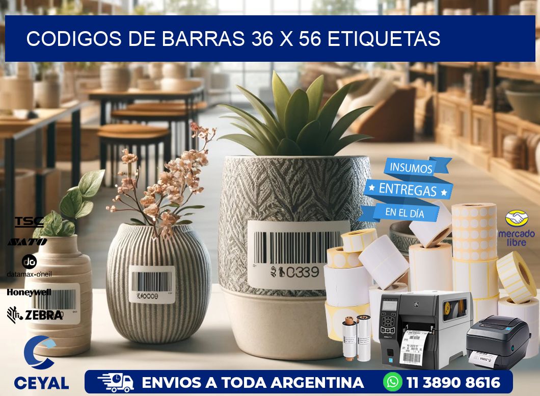 codigos de barras 36 x 56 etiquetas