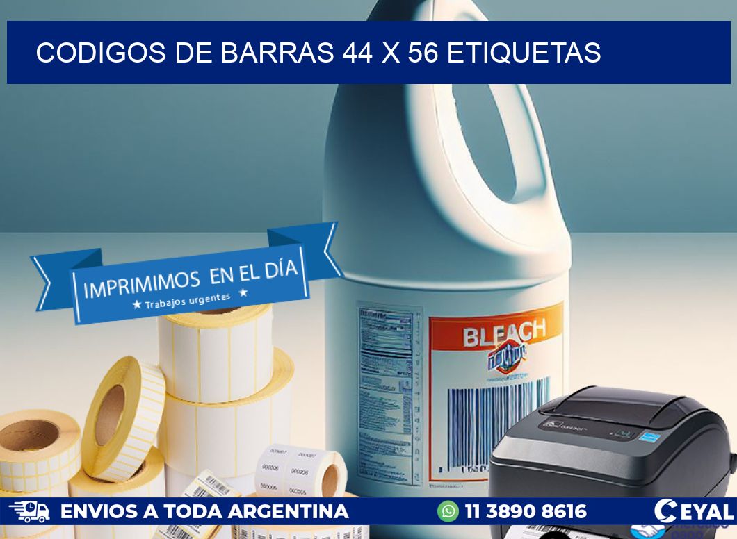 codigos de barras 44 x 56 etiquetas