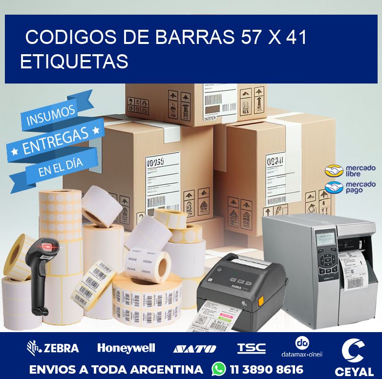 codigos de barras 57 x 41 etiquetas