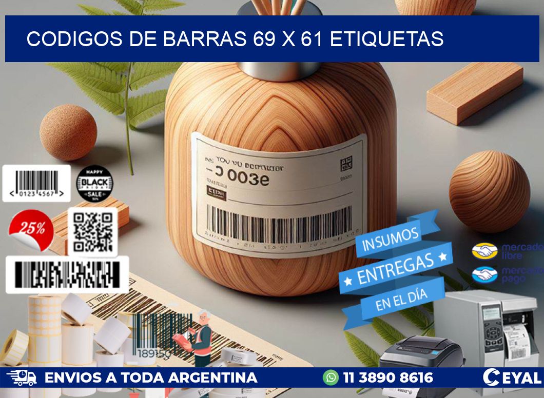 codigos de barras 69 x 61 etiquetas
