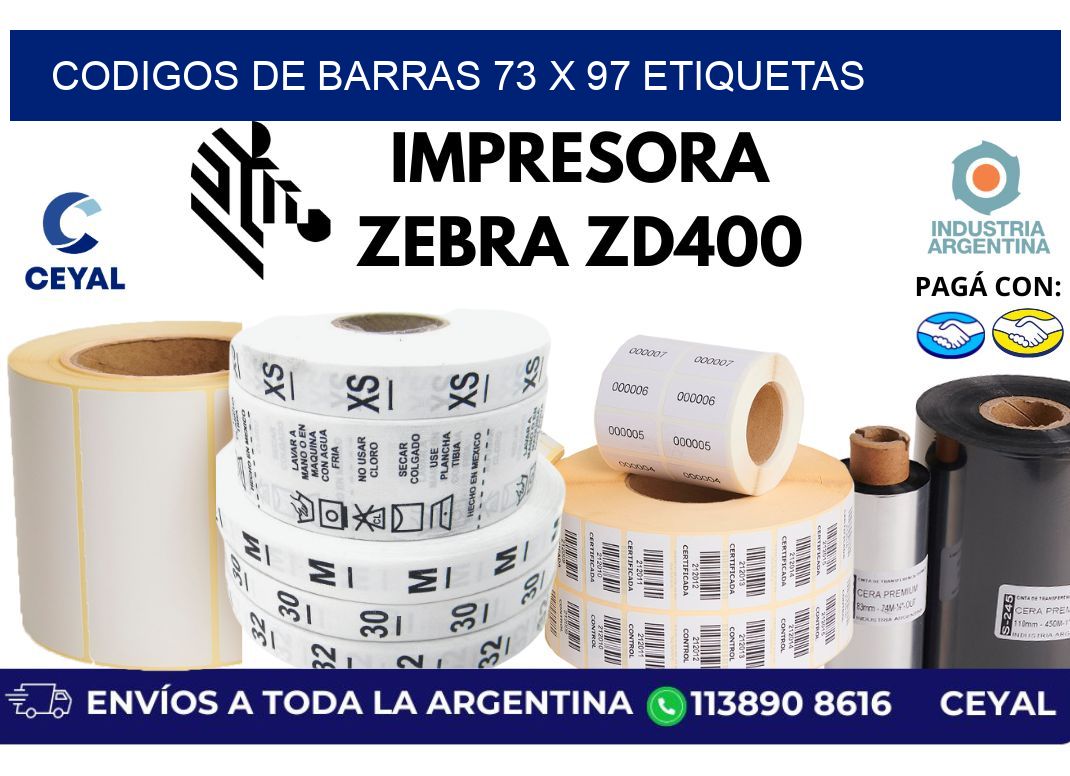codigos de barras 73 x 97 etiquetas