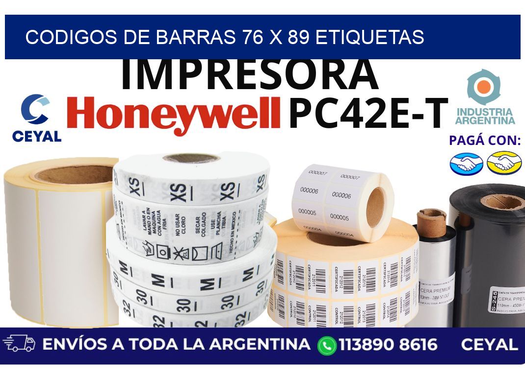 codigos de barras 76 x 89 etiquetas