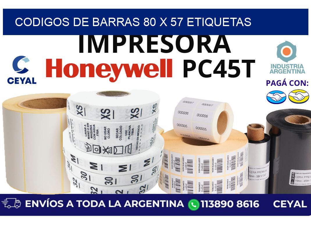 codigos de barras 80 x 57 etiquetas