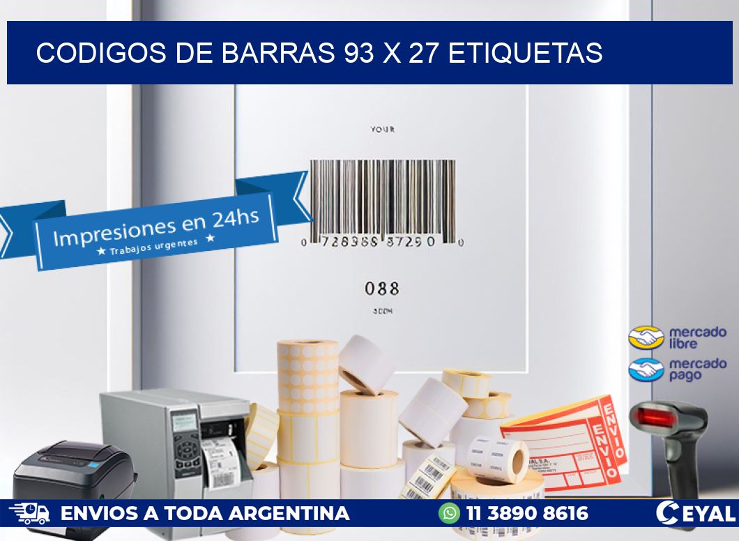codigos de barras 93 x 27 etiquetas