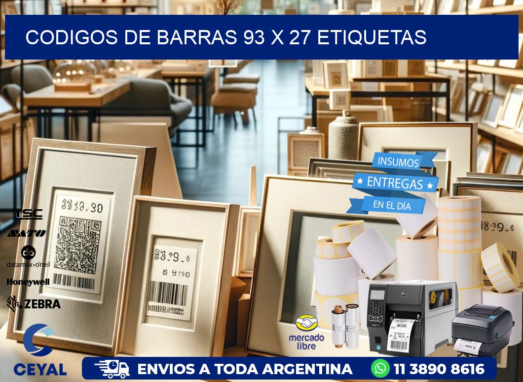 codigos de barras 93 x 27 etiquetas