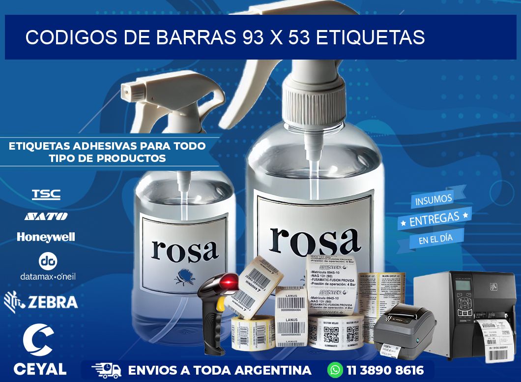 codigos de barras 93 x 53 etiquetas