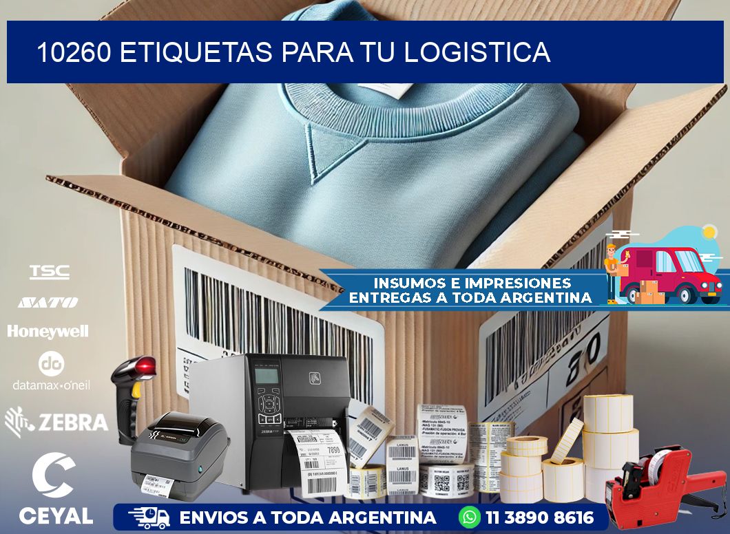 10260 etiquetas para tu logistica