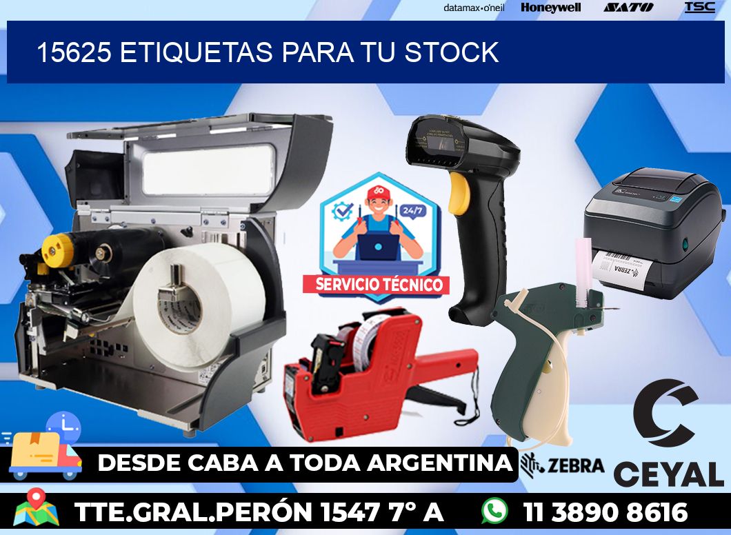 15625 etiquetas para tu stock