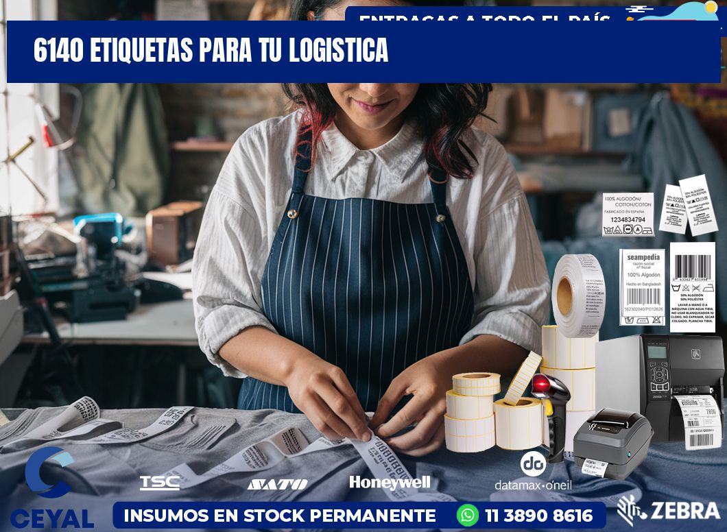 6140 etiquetas para tu logistica