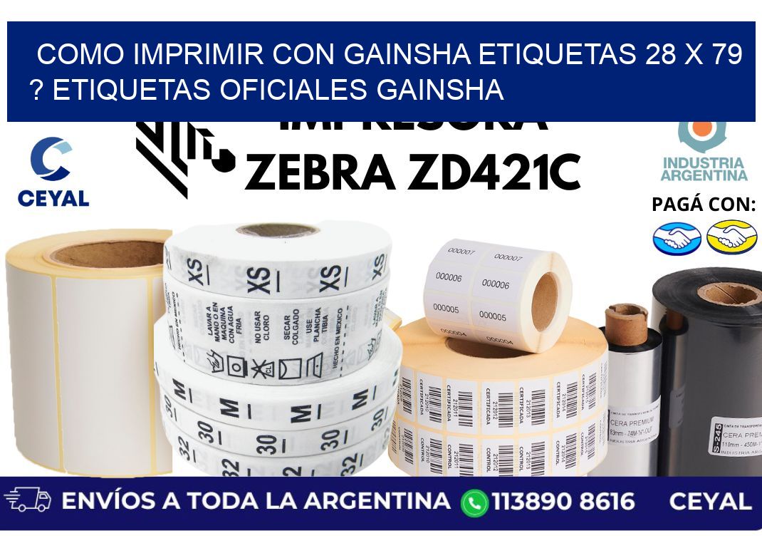 como imprimir con gainsha etiquetas 28 x 79 ? etiquetas oficiales gainsha