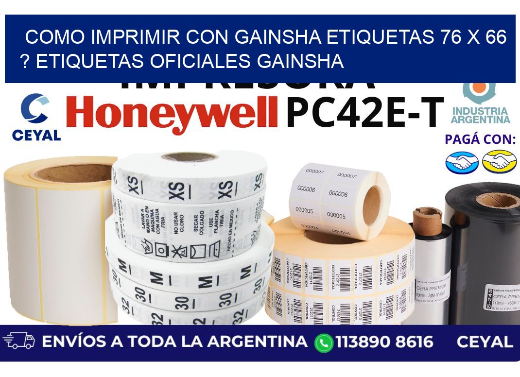 como imprimir con gainsha etiquetas 76 x 66 ? etiquetas oficiales gainsha