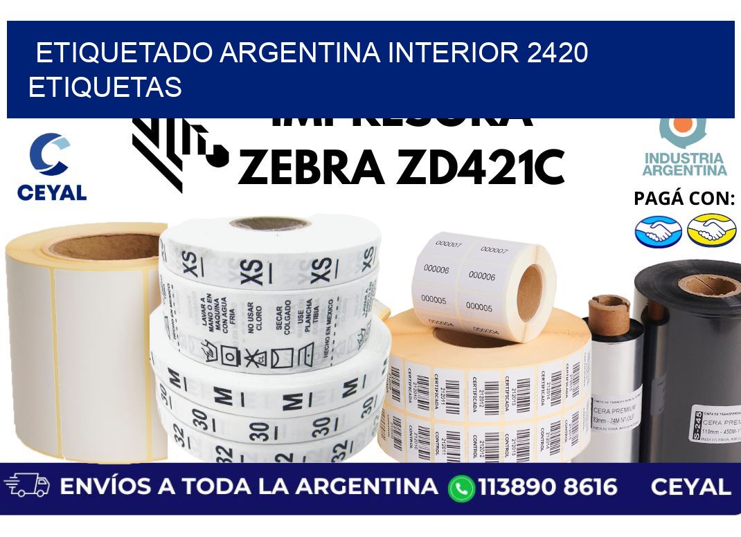 etiquetado argentina interior 2420 etiquetas