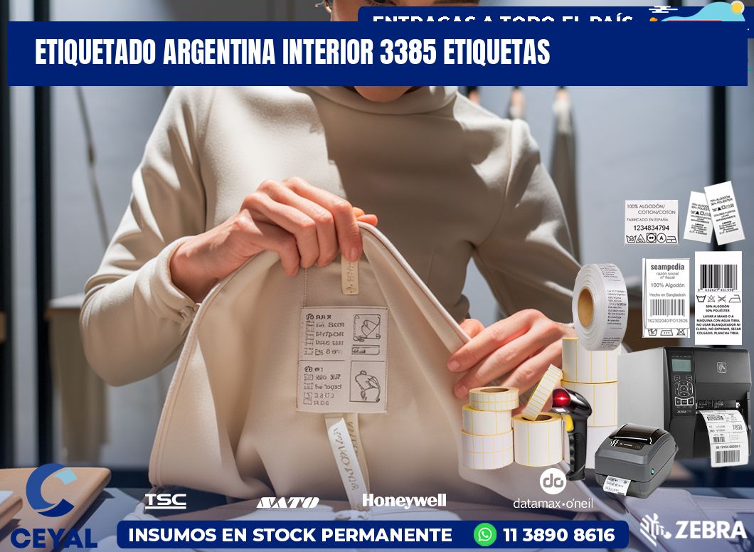 etiquetado argentina interior 3385 etiquetas