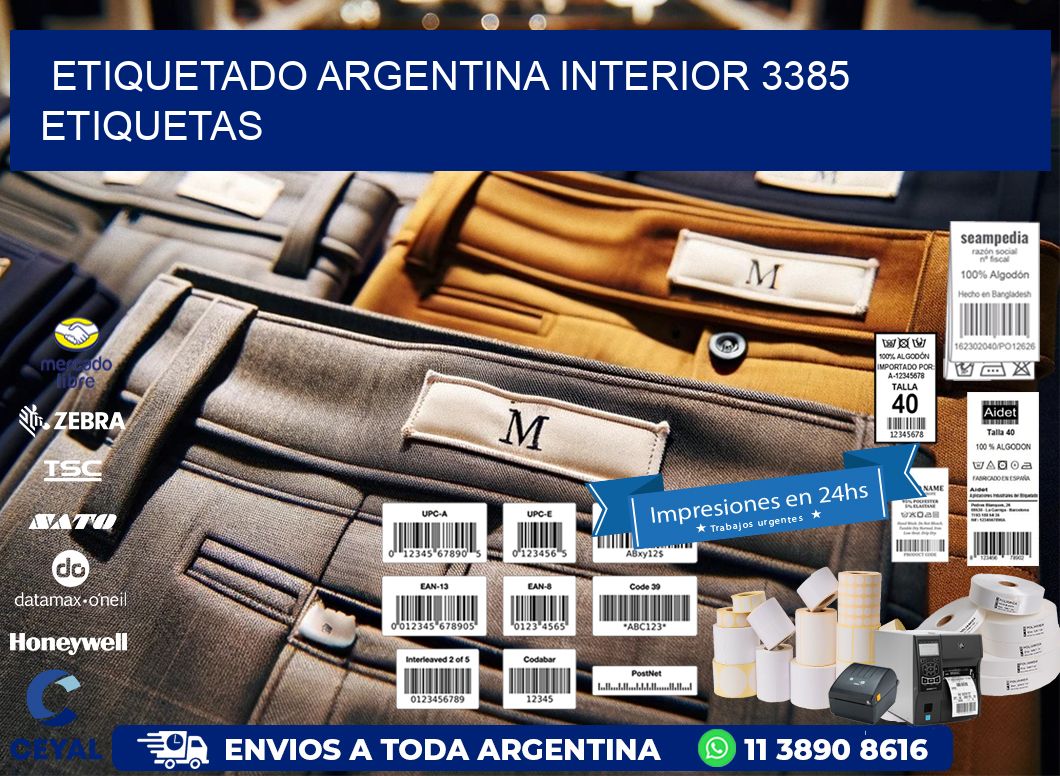 etiquetado argentina interior 3385 etiquetas
