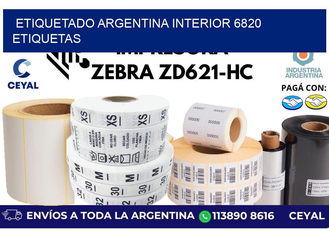 etiquetado argentina interior 6820 etiquetas