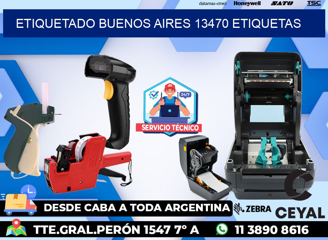 etiquetado buenos aires 13470 etiquetas