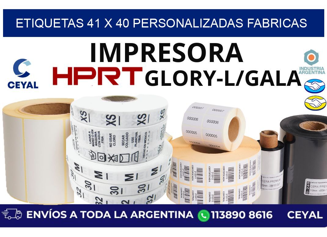 etiquetas 41 x 40 personalizadas fabricas