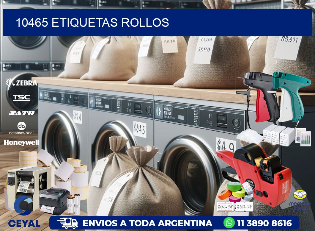 10465 etiquetas rollos