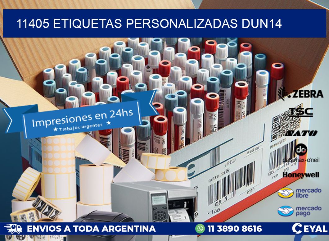 11405 Etiquetas personalizadas dun14