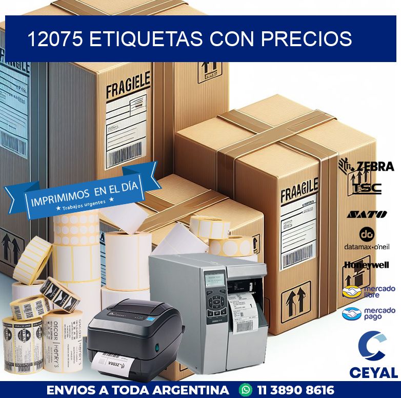 12075 etiquetas con precios
