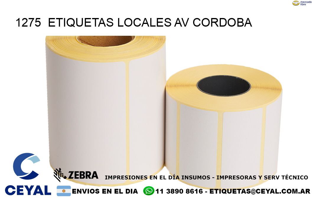 1275  etiquetas locales Av Cordoba