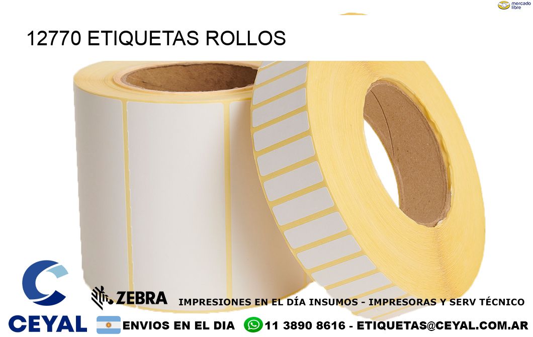 12770 etiquetas rollos