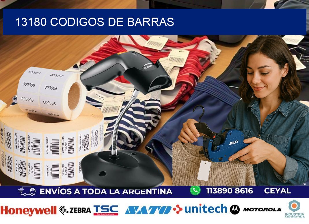 13180 CODIGOS DE BARRAS