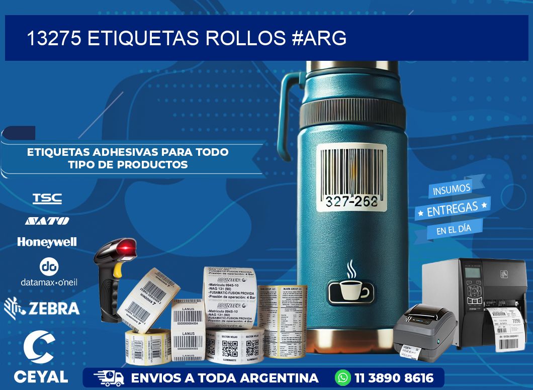 13275 etiquetas rollos #ARG