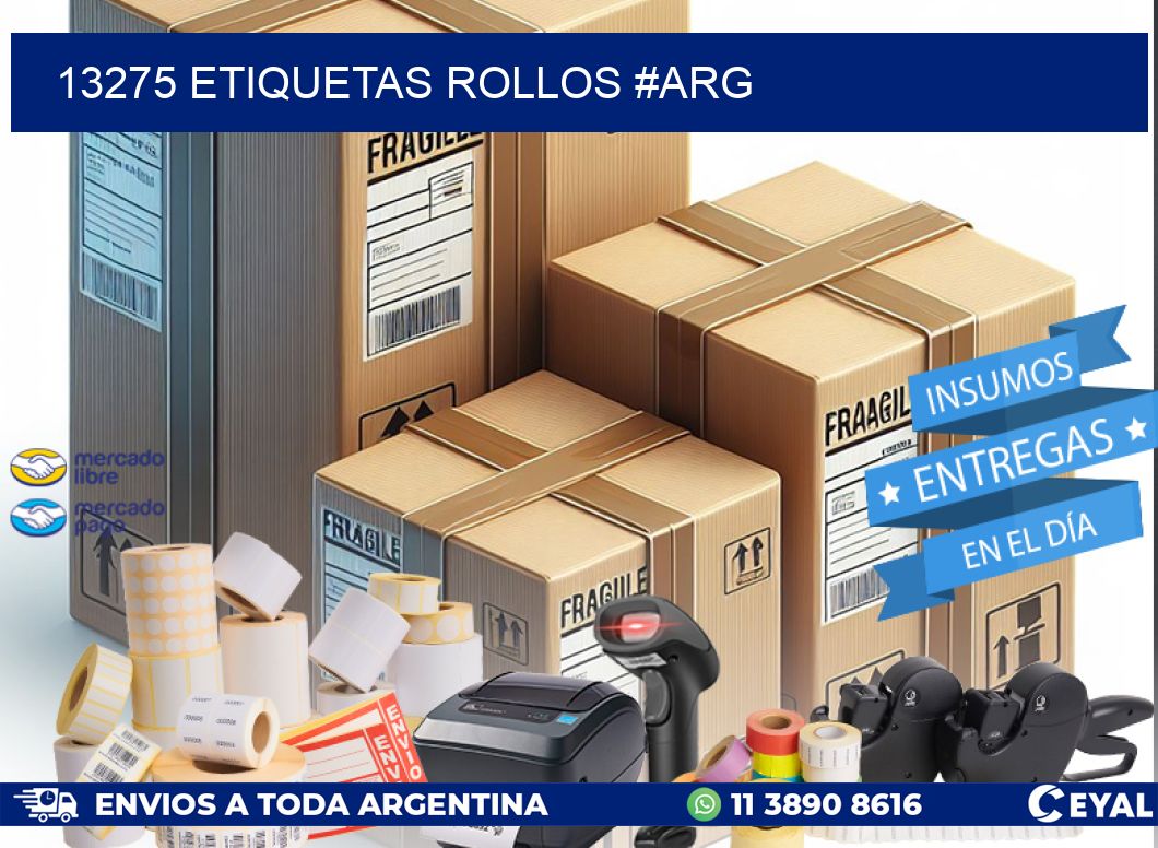 13275 etiquetas rollos #ARG