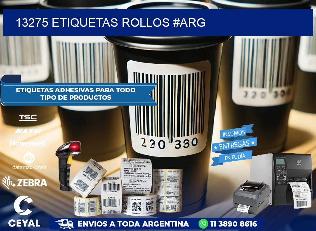 13275 etiquetas rollos #ARG