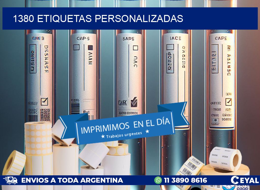 1380 Etiquetas personalizadas